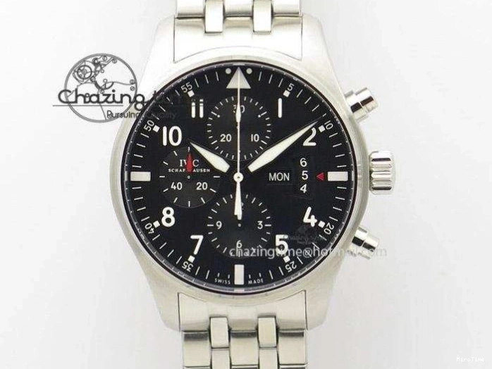 MIROTIME 0102 Pilot Mark XX BLSF 1:1 Best Edition Black Blue Dial on Blue Rubber Strap MIYOTA Sleek 6989